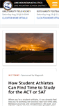Mobile Screenshot of linemountaineagles.com